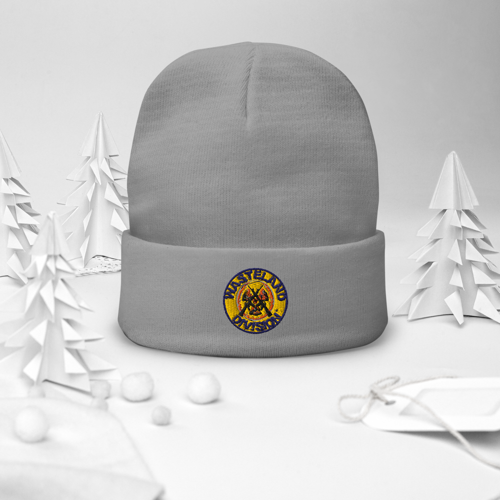 Wasteland Division™ Security Corps Embroidered Beanie – Tactical Cold-Weather Gear