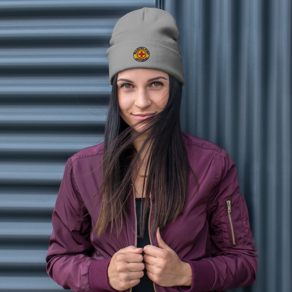 Wasteland Division™ Medic Corps Embroidered Beanie– Standard Issue Cold-Weather Gear
