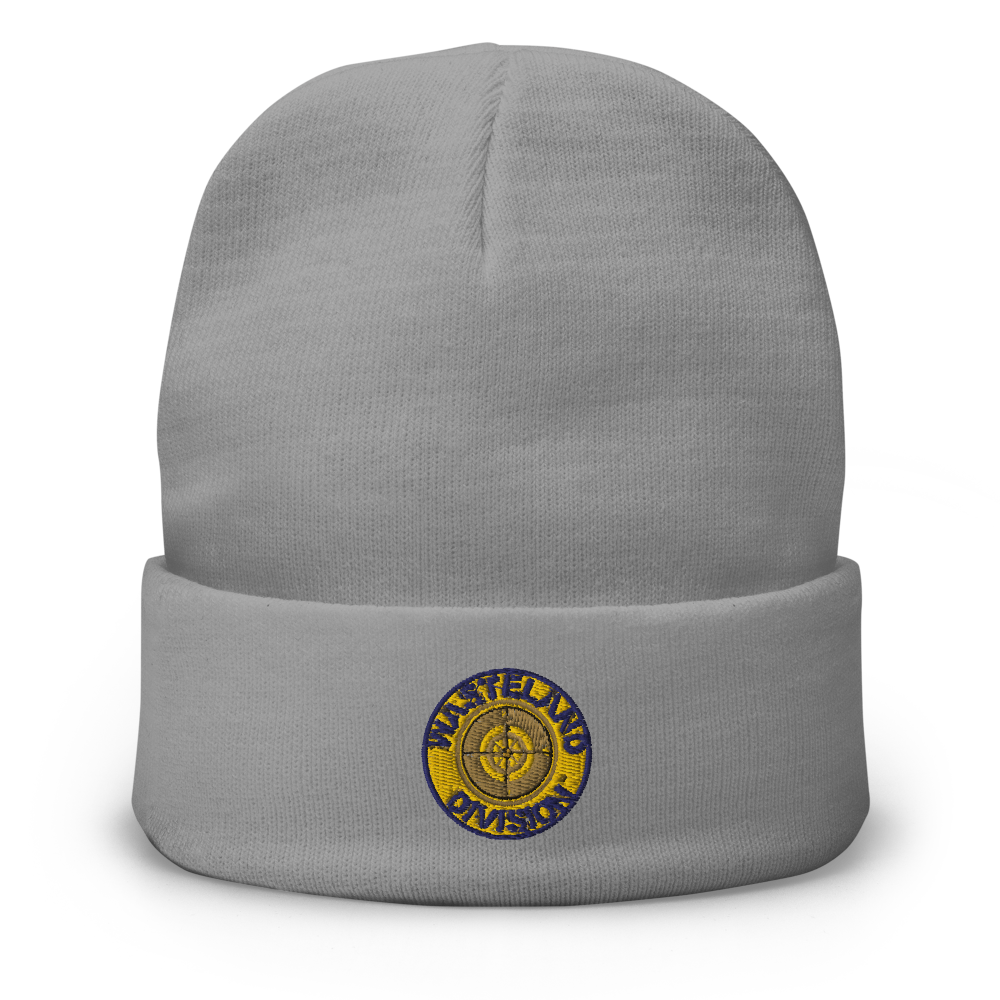 Wasteland Division™ Scout Corps Embroidered Beanie – Recon-Class Cold-Weather Gear