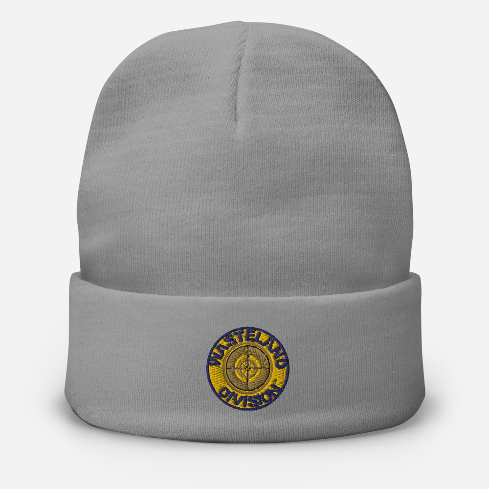 Wasteland Division™ Scout Corps Embroidered Beanie – Recon-Class Cold-Weather Gear