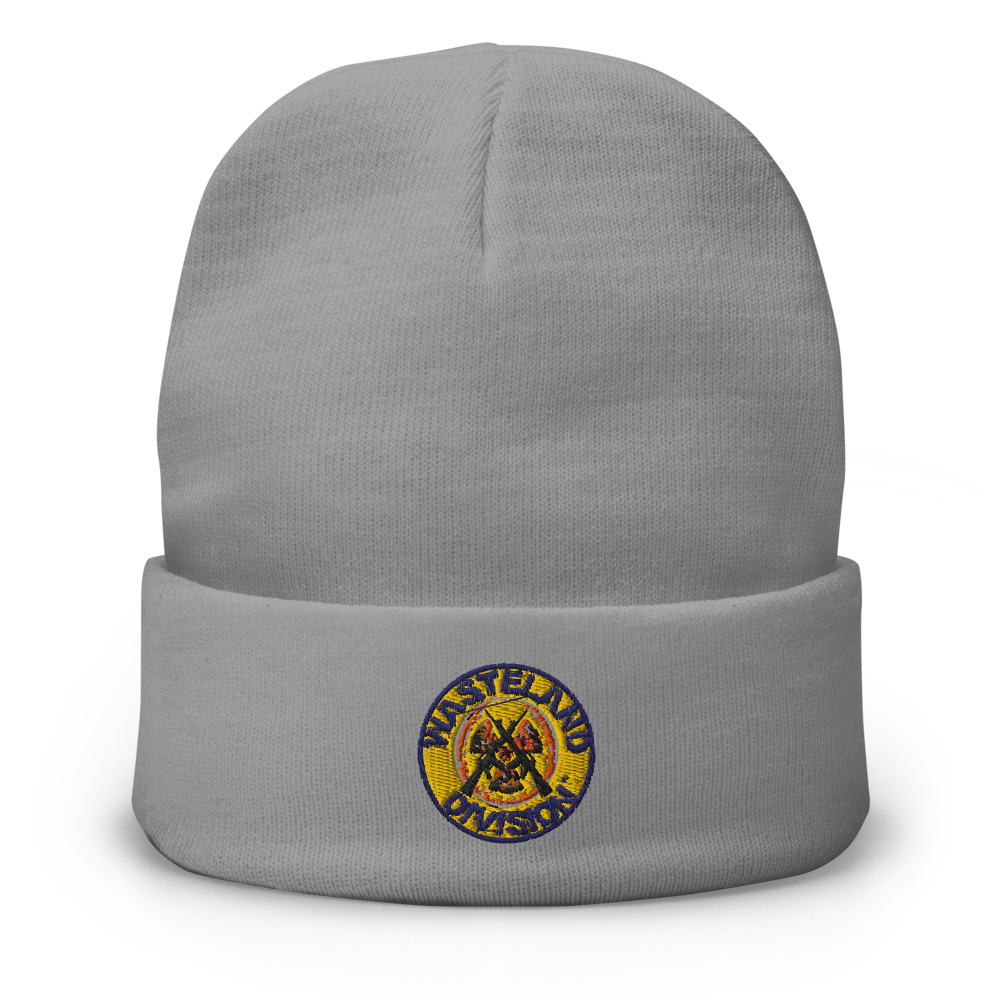 Wasteland Division™ Security Corps Embroidered Beanie – Tactical Cold-Weather Gear