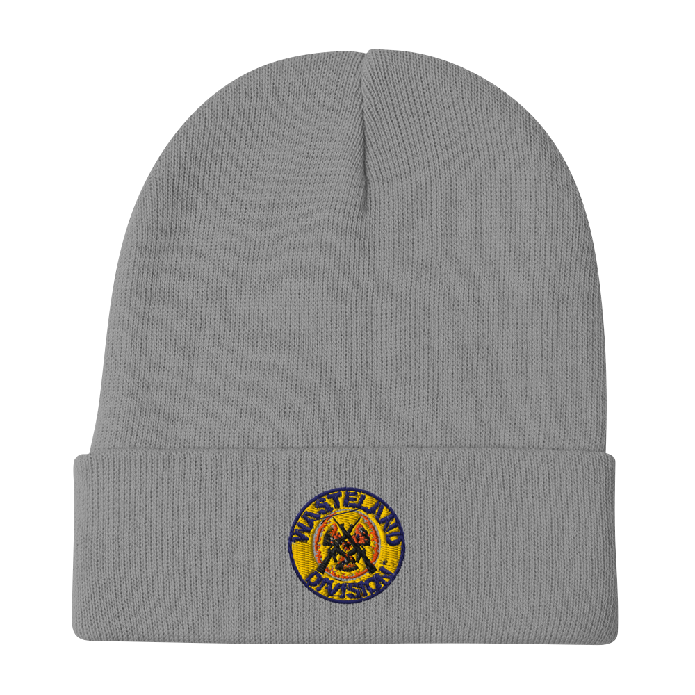 Wasteland Division™ Security Corps Embroidered Beanie – Tactical Cold-Weather Gear