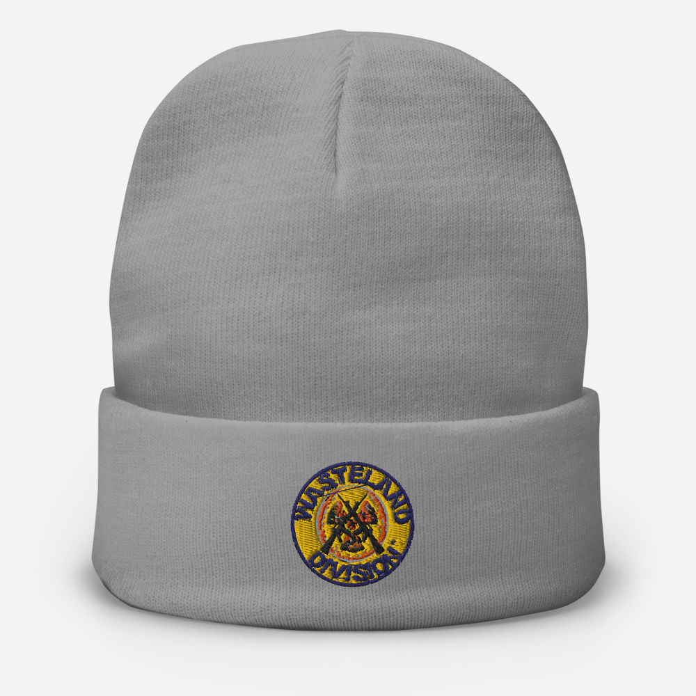 Wasteland Division™ Security Corps Embroidered Beanie – Tactical Cold-Weather Gear