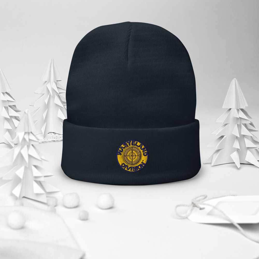 Wasteland Division™ Scout Corps Embroidered Beanie – Recon-Class Cold-Weather Gear