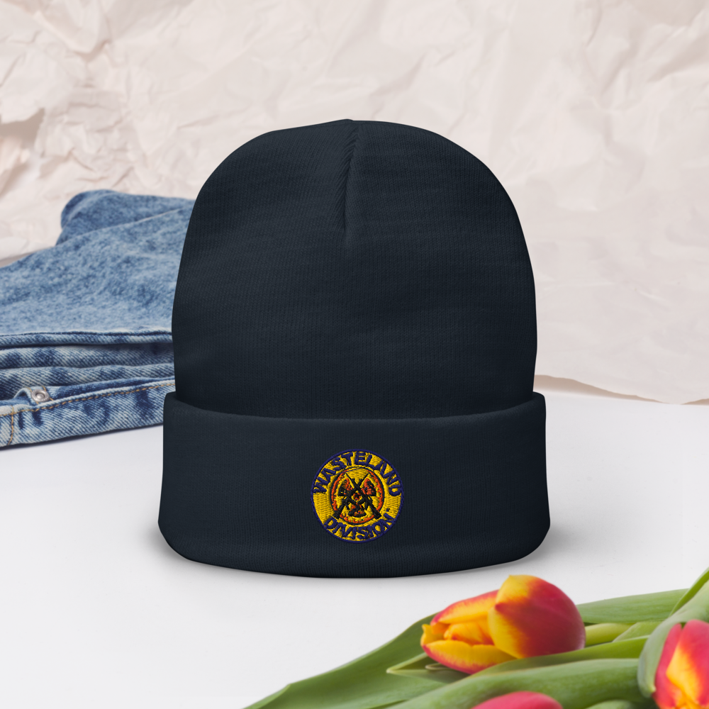 Wasteland Division™ Security Corps Embroidered Beanie – Tactical Cold-Weather Gear