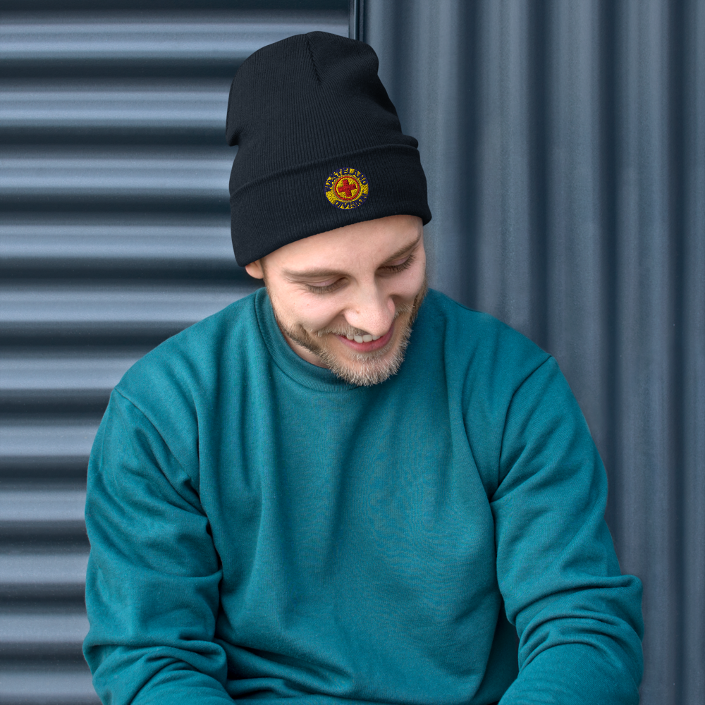Wasteland Division™ Medic Corps Embroidered Beanie– Standard Issue Cold-Weather Gear