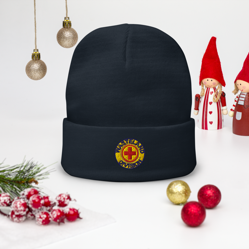 Wasteland Division™ Medic Corps Embroidered Beanie– Standard Issue Cold-Weather Gear
