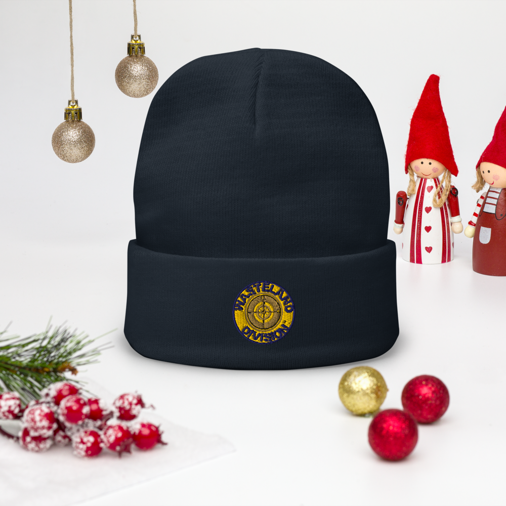 Wasteland Division™ Scout Corps Embroidered Beanie – Recon-Class Cold-Weather Gear