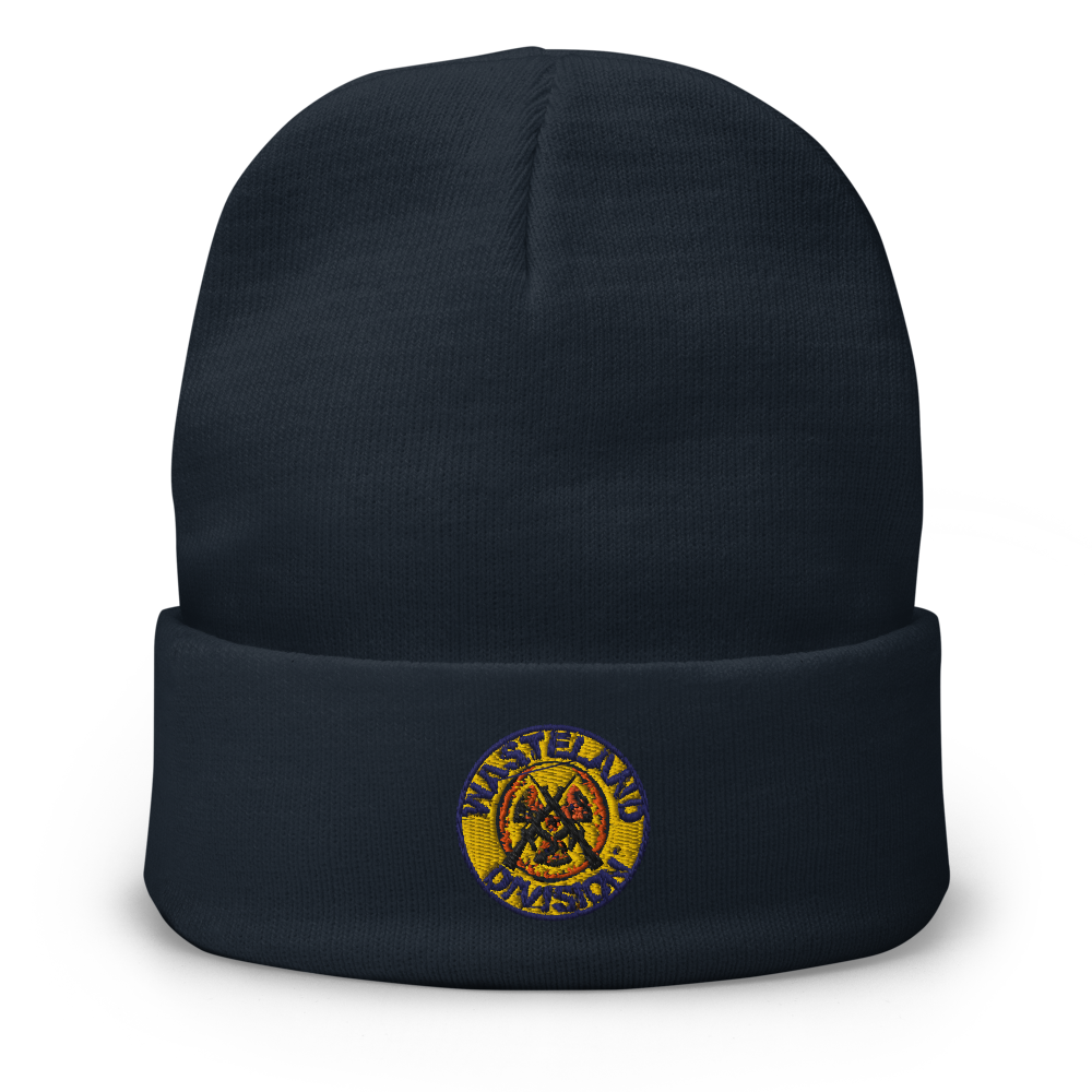 Wasteland Division™ Security Corps Embroidered Beanie – Tactical Cold-Weather Gear