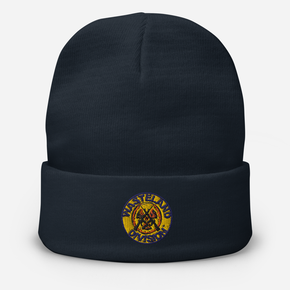 Wasteland Division™ Security Corps Embroidered Beanie – Tactical Cold-Weather Gear