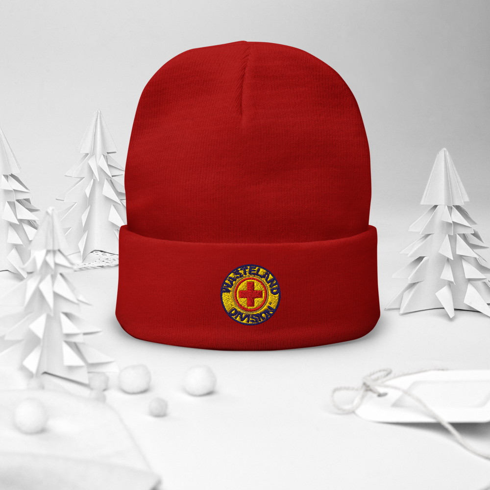 Wasteland Division™ Medic Corps Embroidered Beanie– Standard Issue Cold-Weather Gear