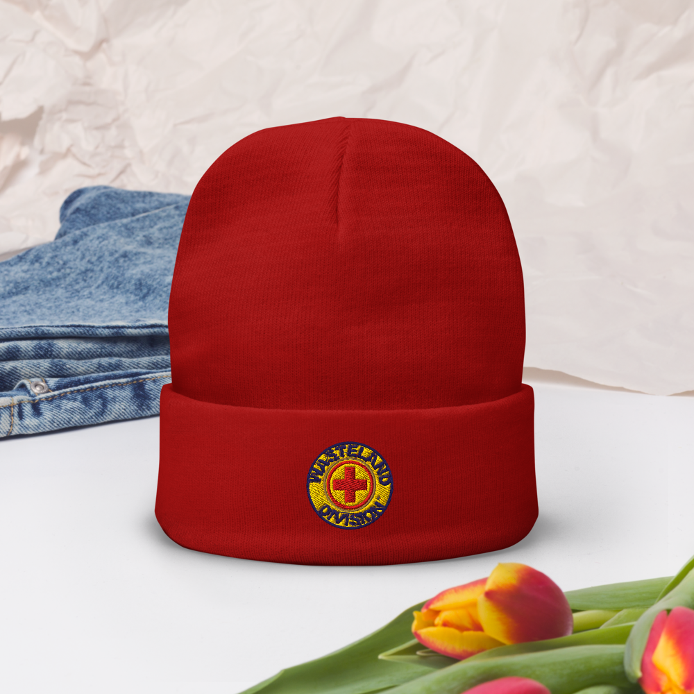 Wasteland Division™ Medic Corps Embroidered Beanie– Standard Issue Cold-Weather Gear