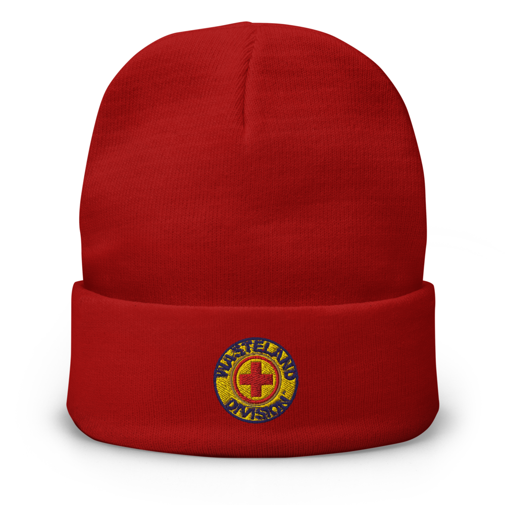 Wasteland Division™ Medic Corps Embroidered Beanie– Standard Issue Cold-Weather Gear