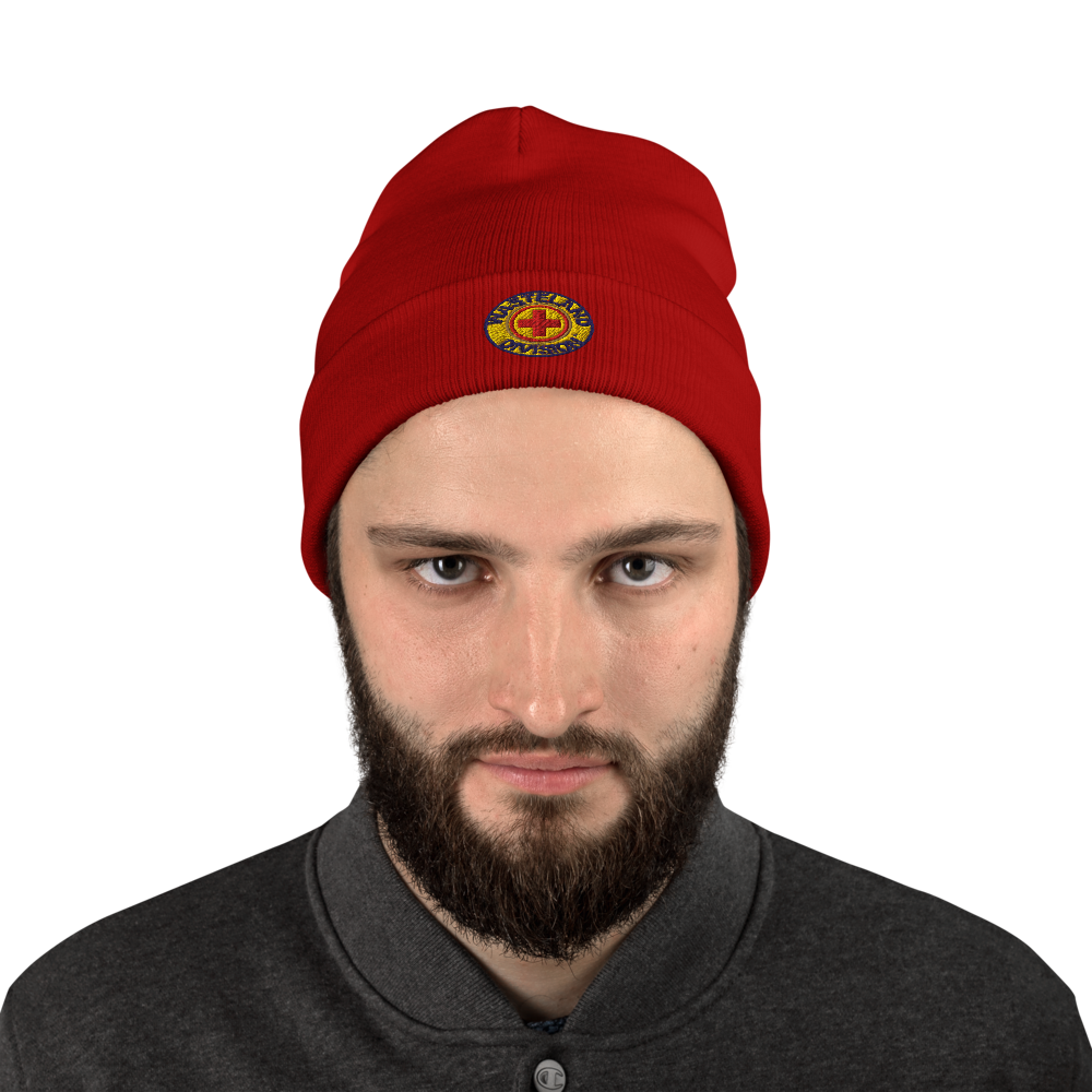 Wasteland Division™ Medic Corps Embroidered Beanie– Standard Issue Cold-Weather Gear