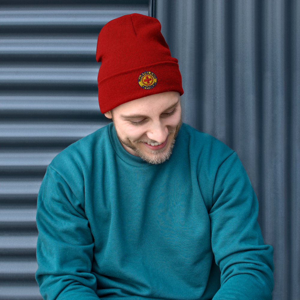 Wasteland Division™ Medic Corps Embroidered Beanie– Standard Issue Cold-Weather Gear