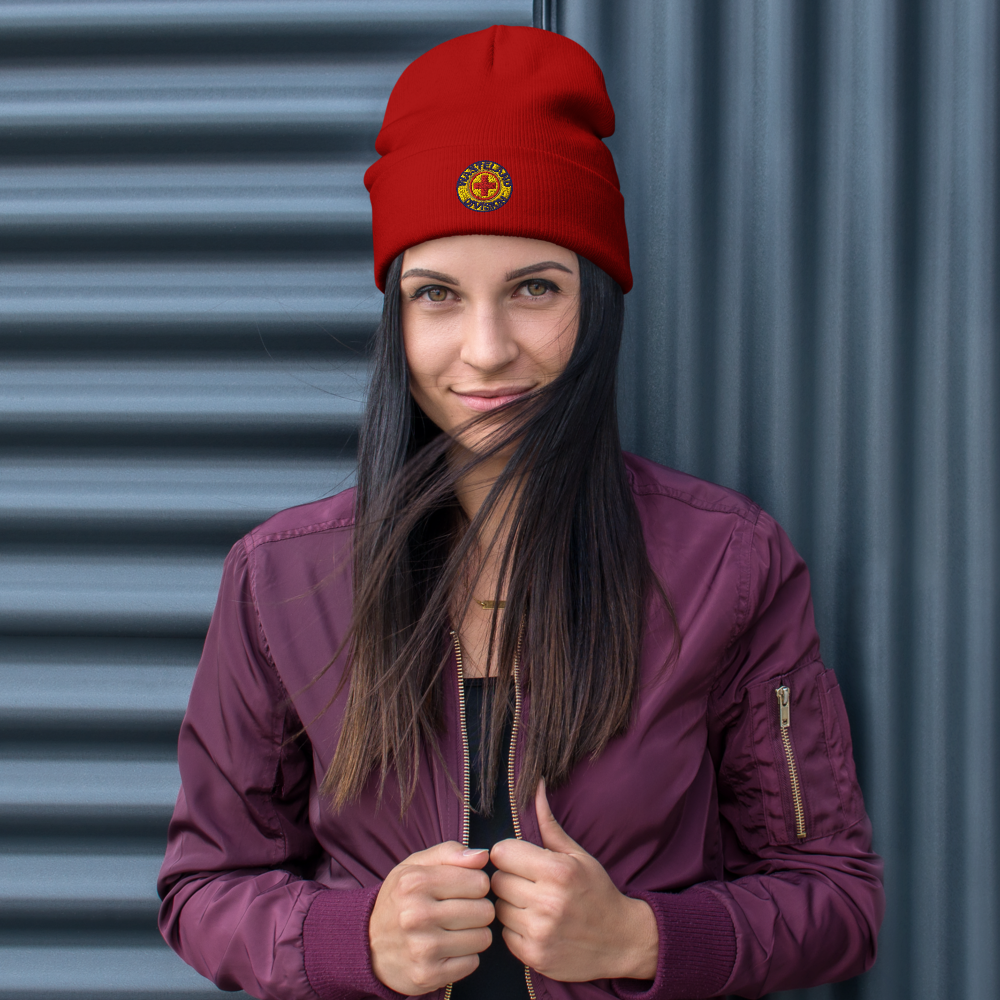 Wasteland Division™ Medic Corps Embroidered Beanie– Standard Issue Cold-Weather Gear