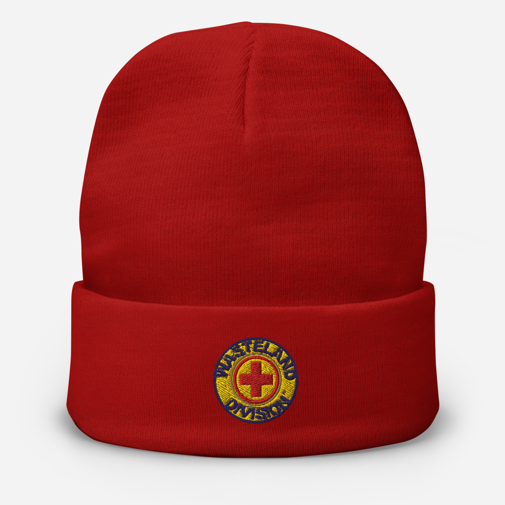 Wasteland Division™ Medic Corps Embroidered Beanie– Standard Issue Cold-Weather Gear