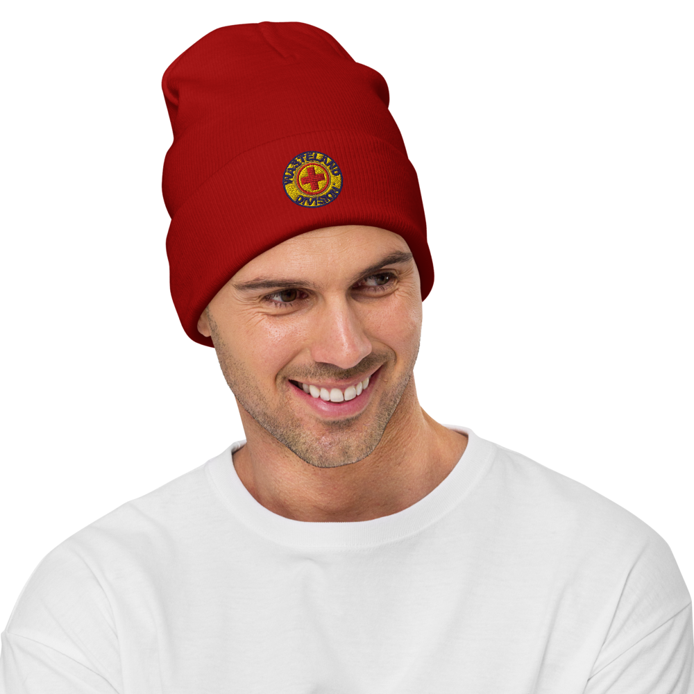 Wasteland Division™ Medic Corps Embroidered Beanie– Standard Issue Cold-Weather Gear