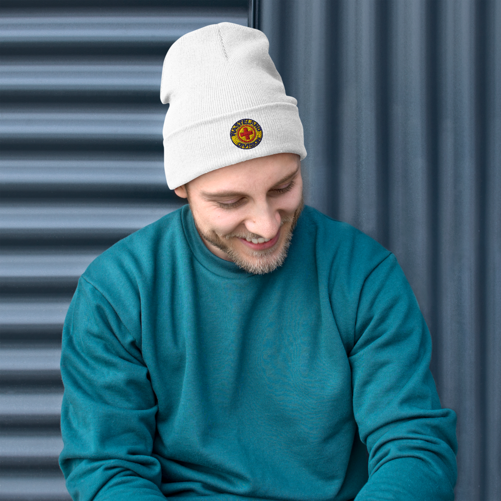 Wasteland Division™ Medic Corps Embroidered Beanie– Standard Issue Cold-Weather Gear
