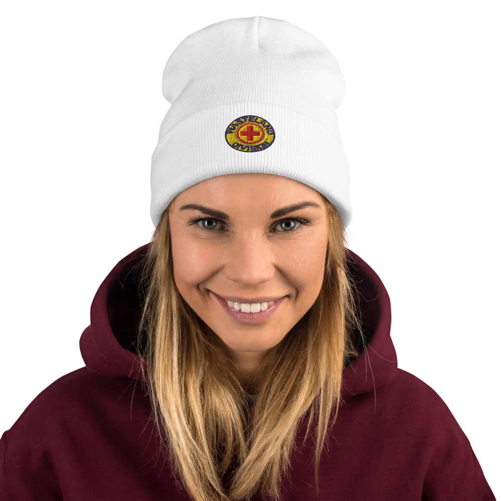 Wasteland Division™ Medic Corps Embroidered Beanie– Standard Issue Cold-Weather Gear