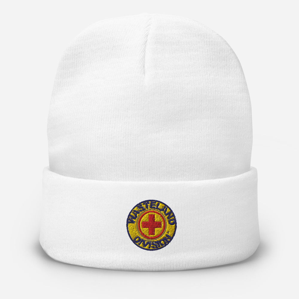 Wasteland Division™ Medic Corps Embroidered Beanie– Standard Issue Cold-Weather Gear