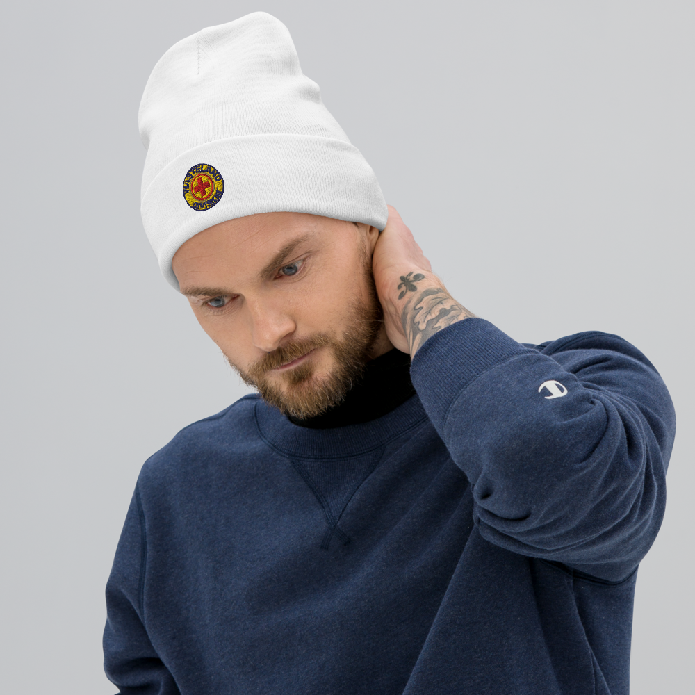 Wasteland Division™ Medic Corps Embroidered Beanie– Standard Issue Cold-Weather Gear