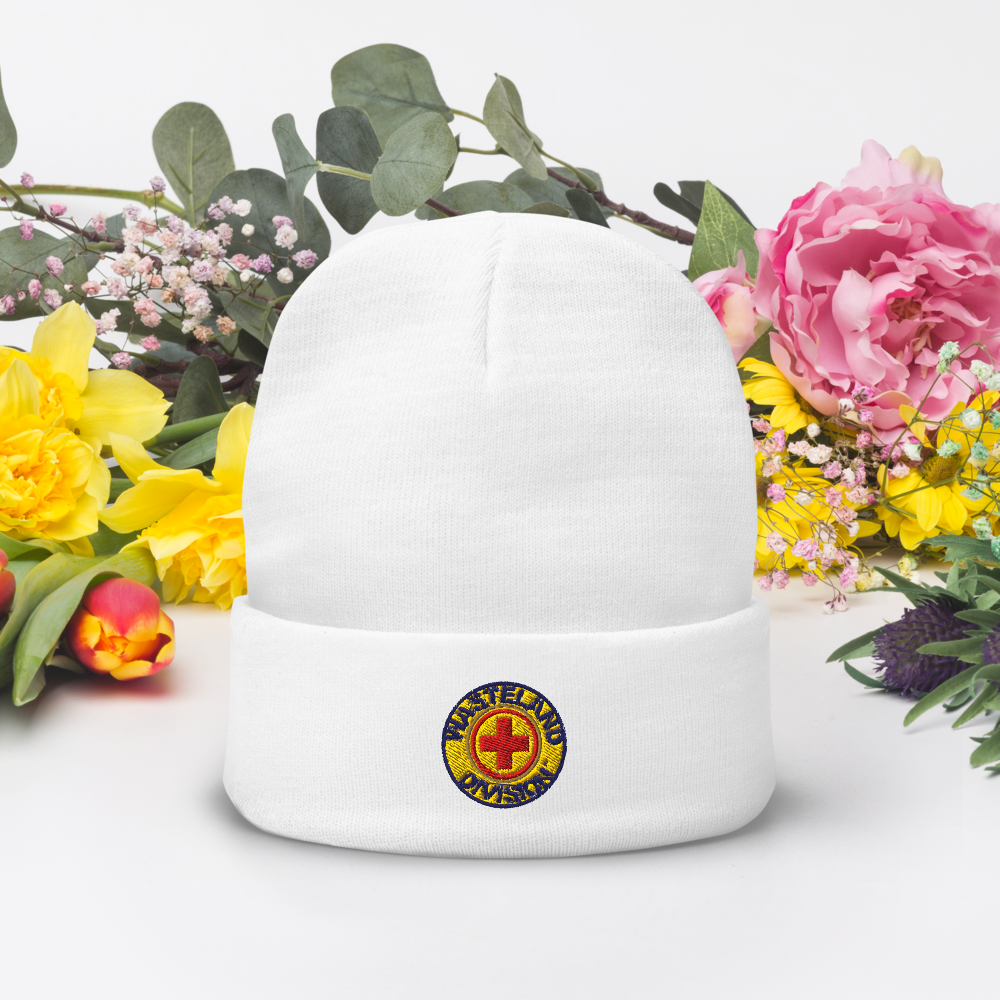 Wasteland Division™ Medic Corps Embroidered Beanie– Standard Issue Cold-Weather Gear