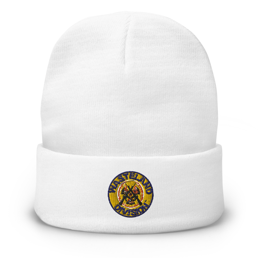 Wasteland Division™ Security Corps Embroidered Beanie – Tactical Cold-Weather Gear