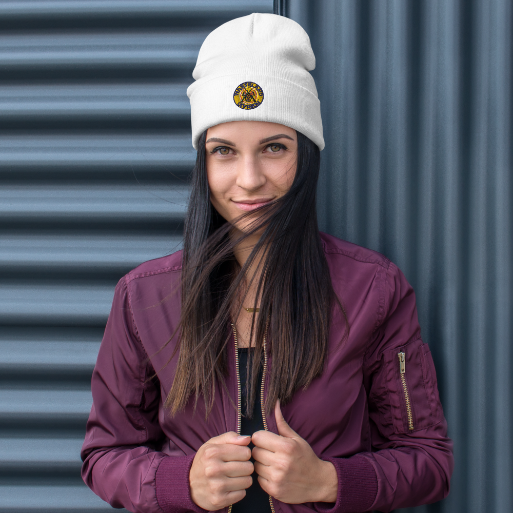 Wasteland Division™ Security Corps Embroidered Beanie – Tactical Cold-Weather Gear