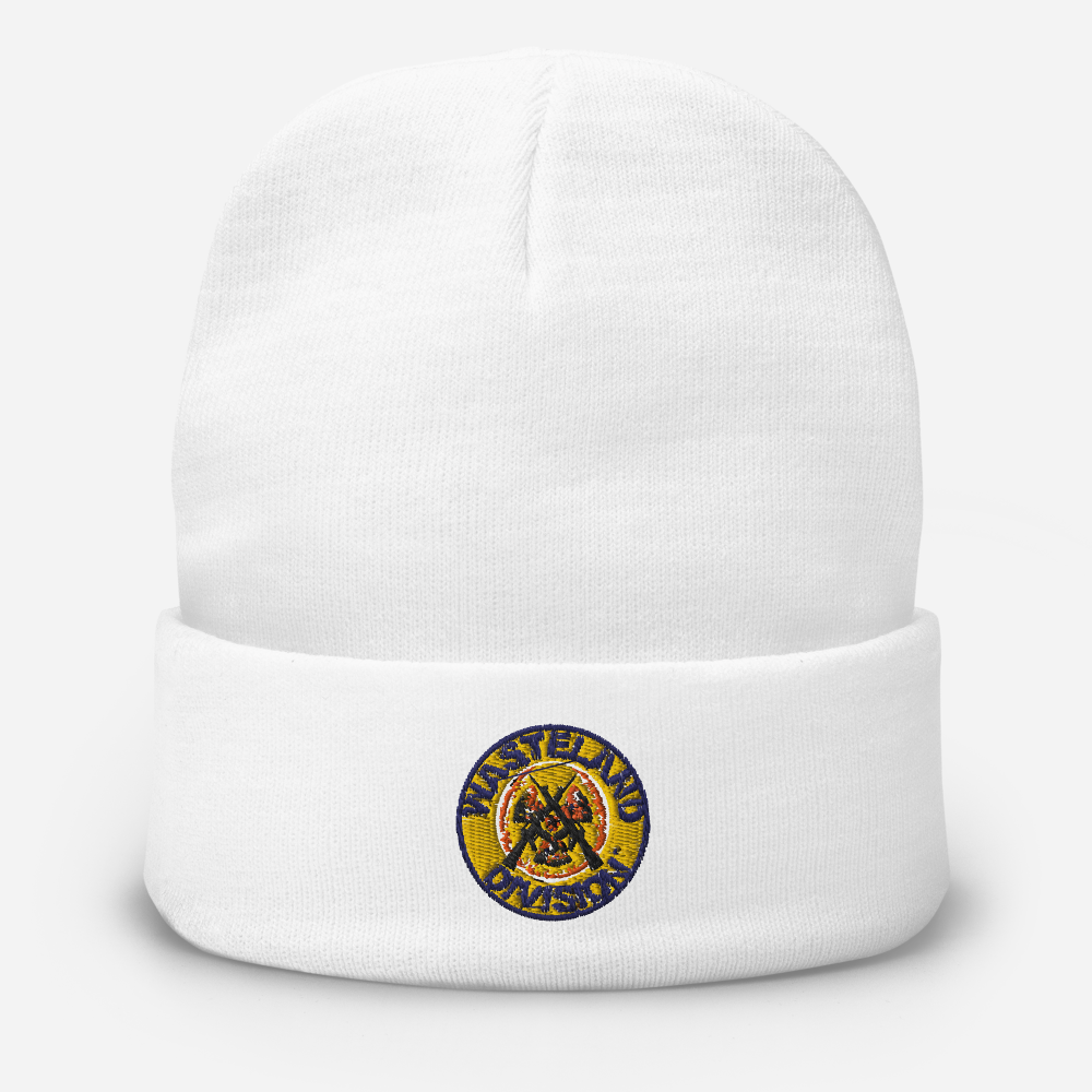 Wasteland Division™ Security Corps Embroidered Beanie – Tactical Cold-Weather Gear