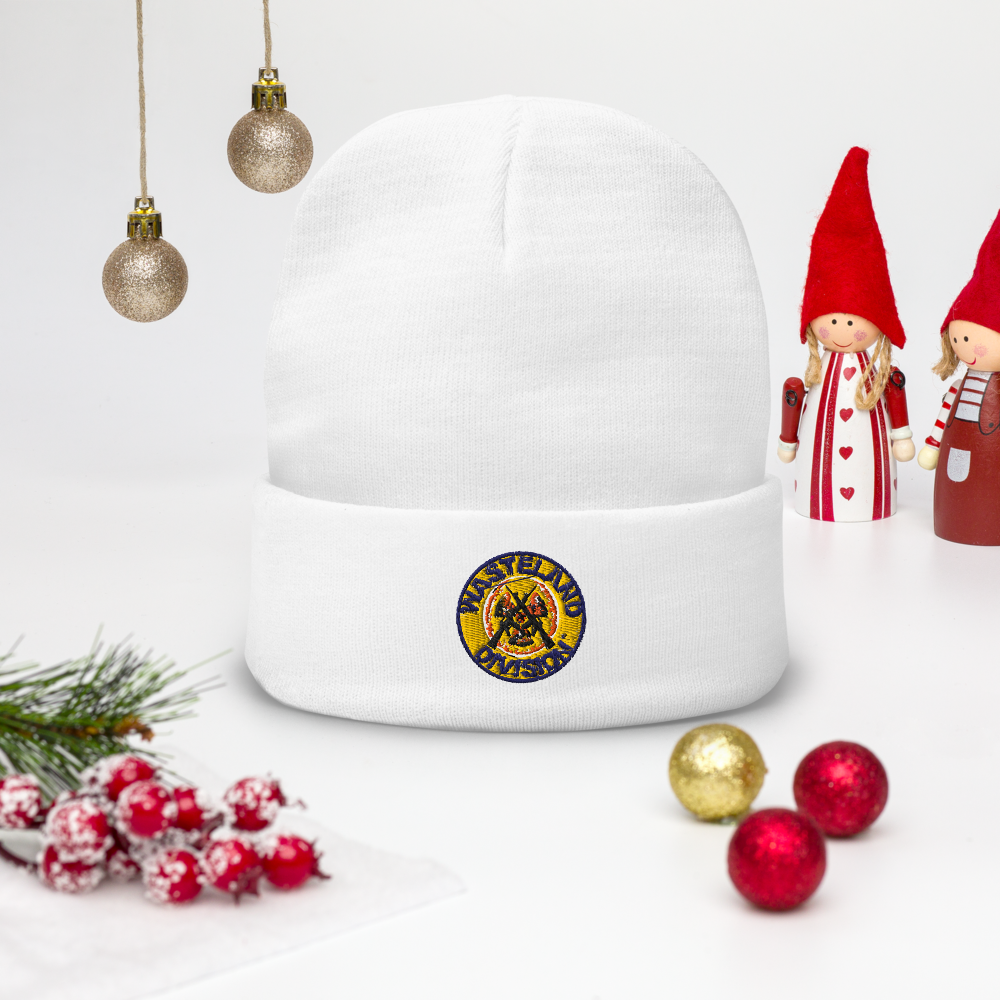 Wasteland Division™ Security Corps Embroidered Beanie – Tactical Cold-Weather Gear