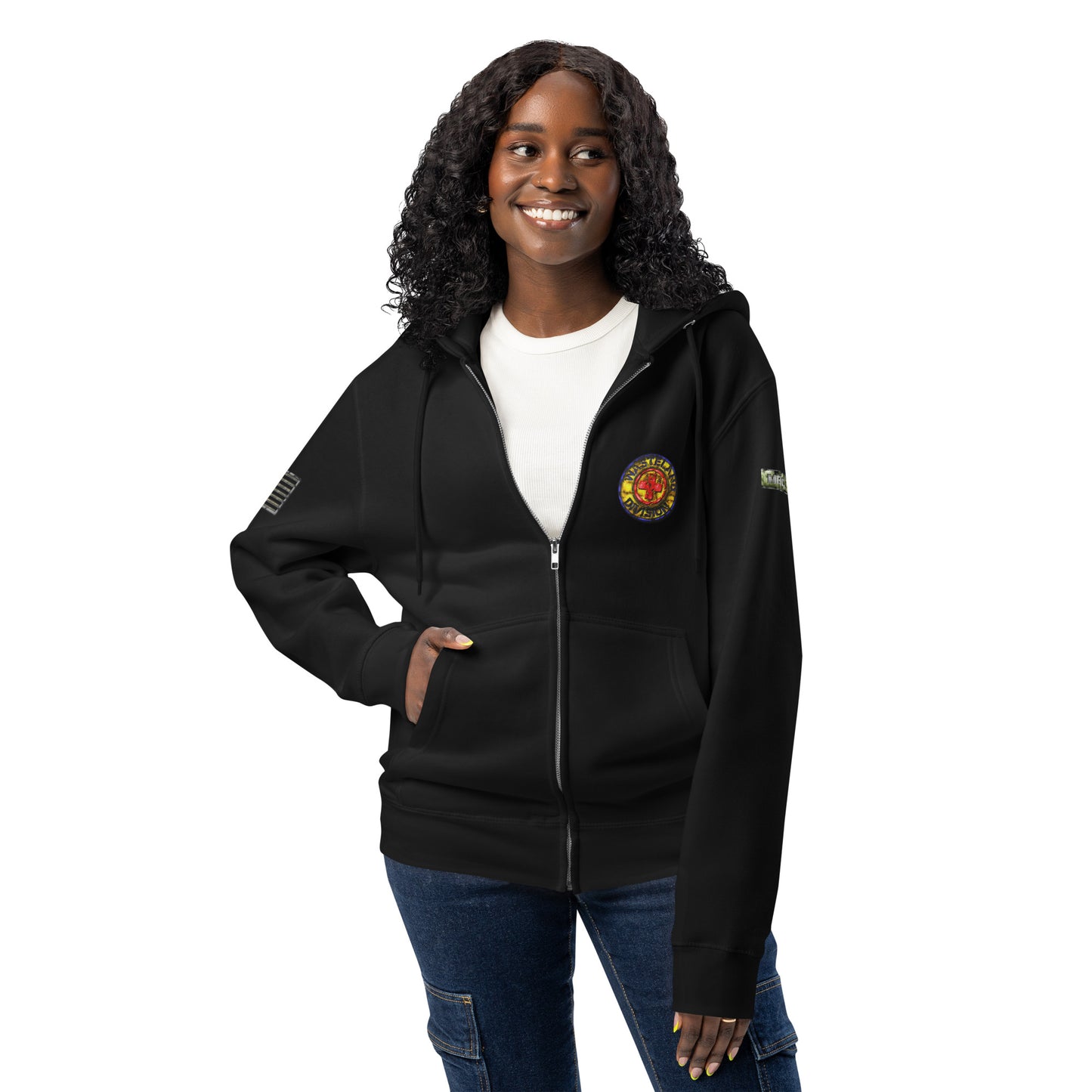 Wasteland Division™ — Medic Corps Elite Premium Full Zip Hoodie