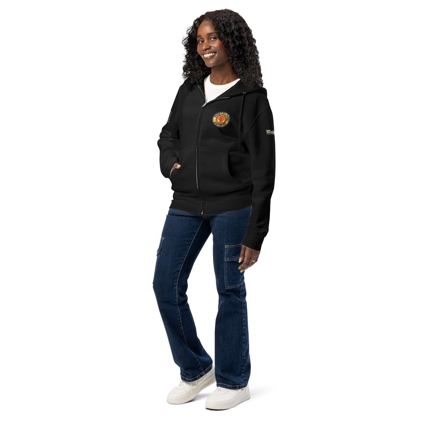 Wasteland Division™ — Medic Corps Elite Premium Full Zip Hoodie