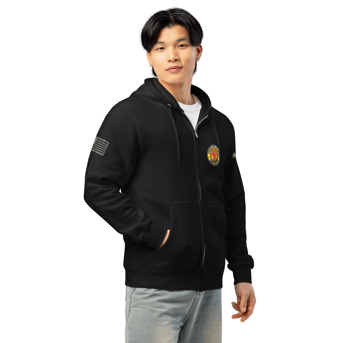 Wasteland Division™ — Medic Corps Elite Premium Full Zip Hoodie