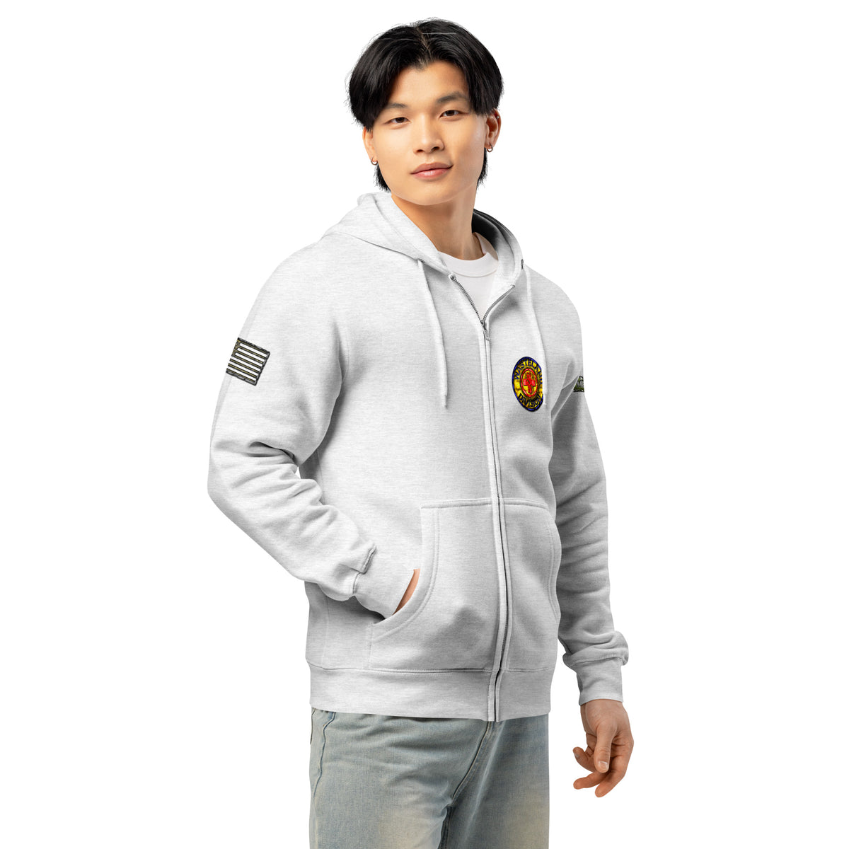 Wasteland Division™ — Medic Corps Elite Premium Full Zip Hoodie