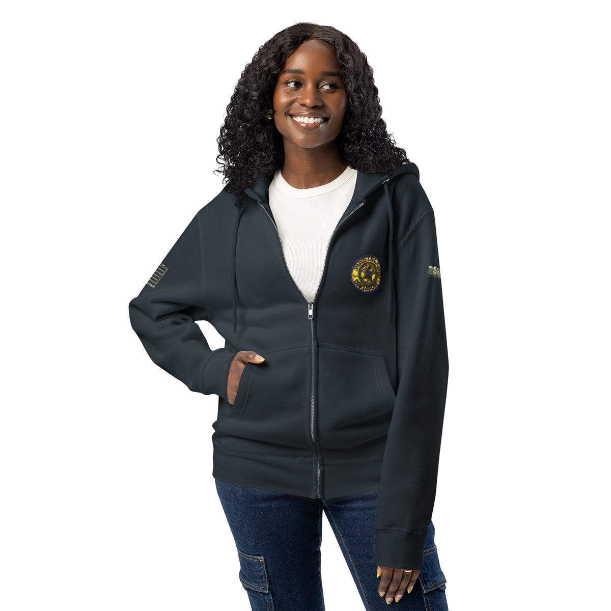 Wasteland Division™ — Commander Corps Elite Premium Full Zip Hoodie