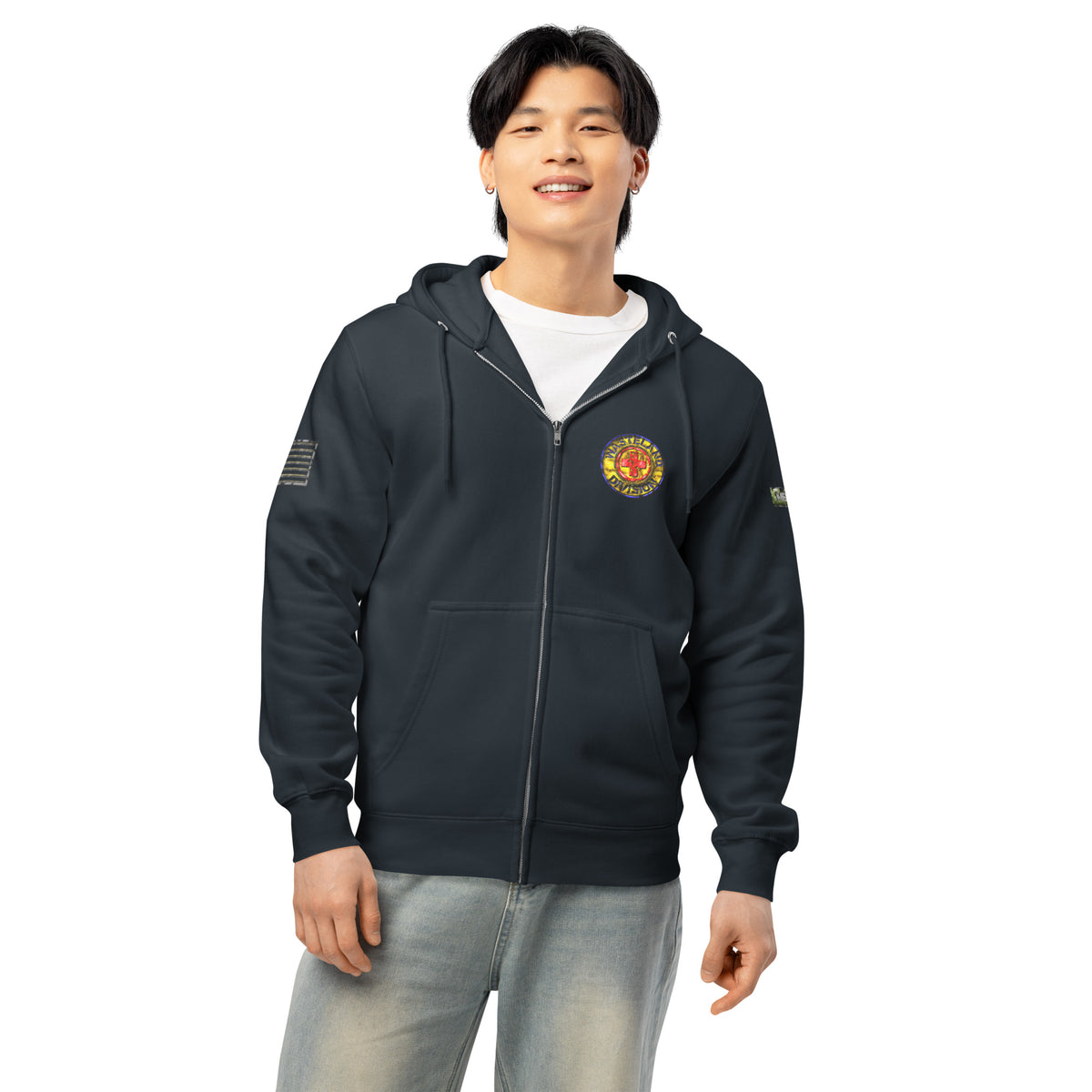 Wasteland Division™ — Medic Corps Elite Premium Full Zip Hoodie