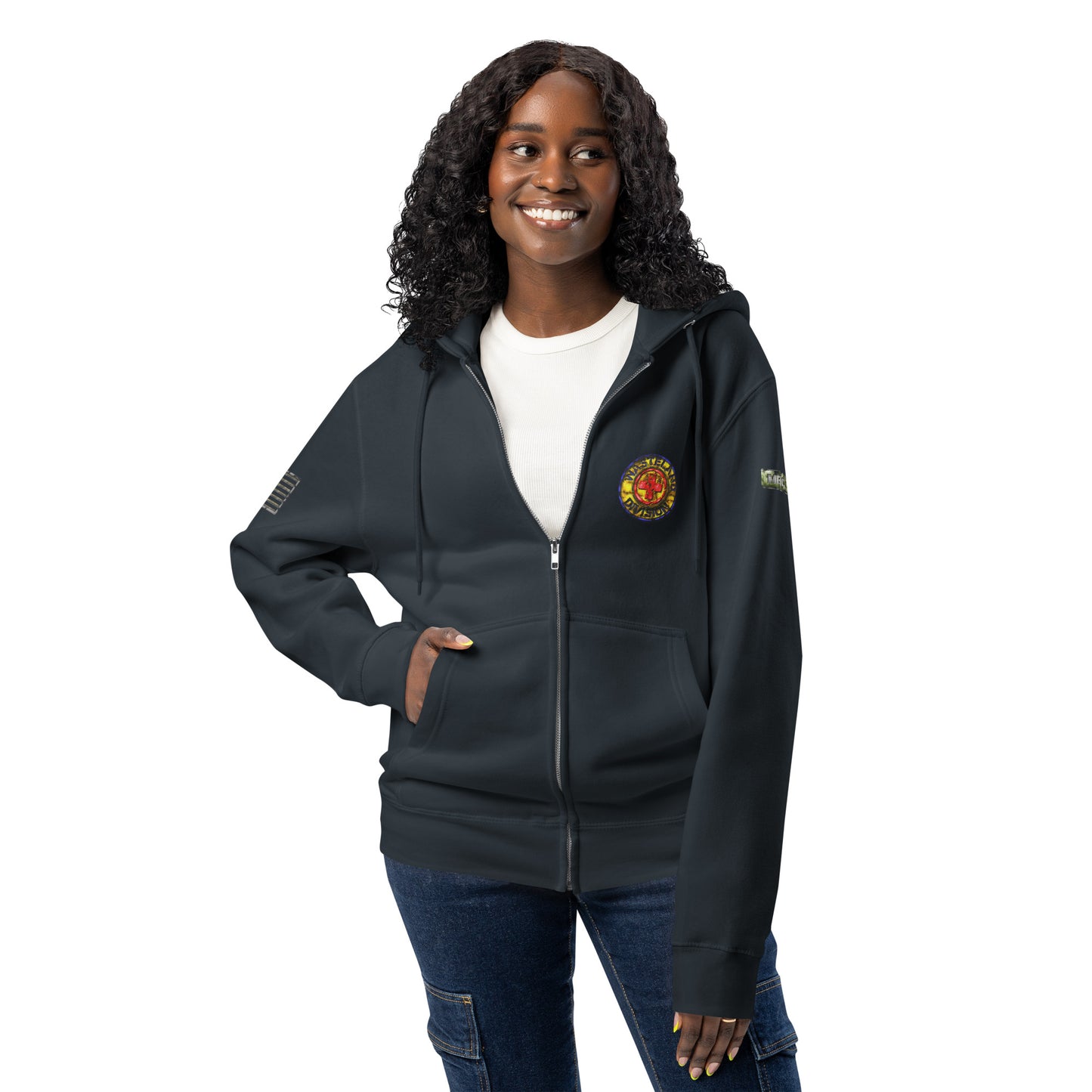 Wasteland Division™ — Medic Corps Elite Premium Full Zip Hoodie