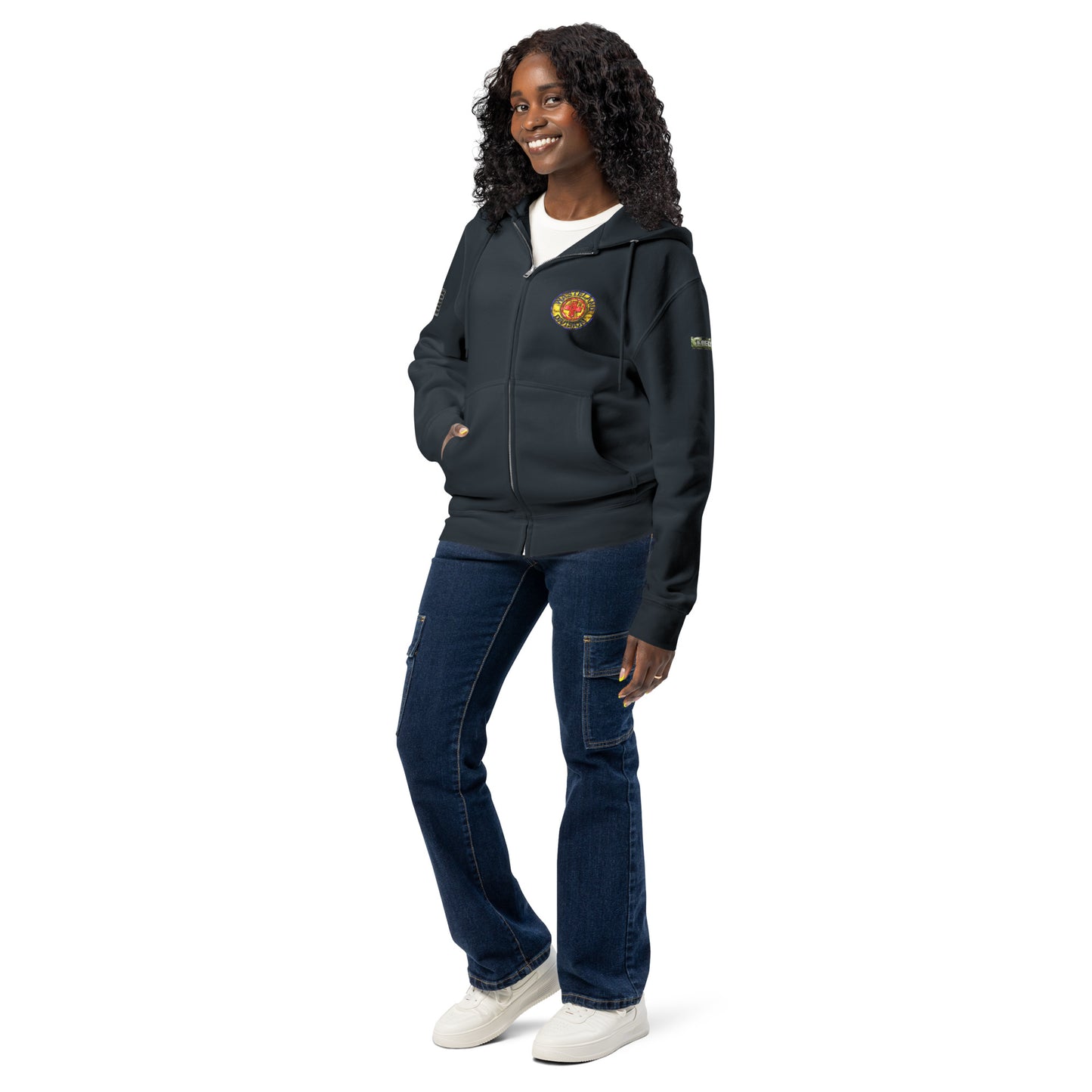 Wasteland Division™ — Medic Corps Elite Premium Full Zip Hoodie