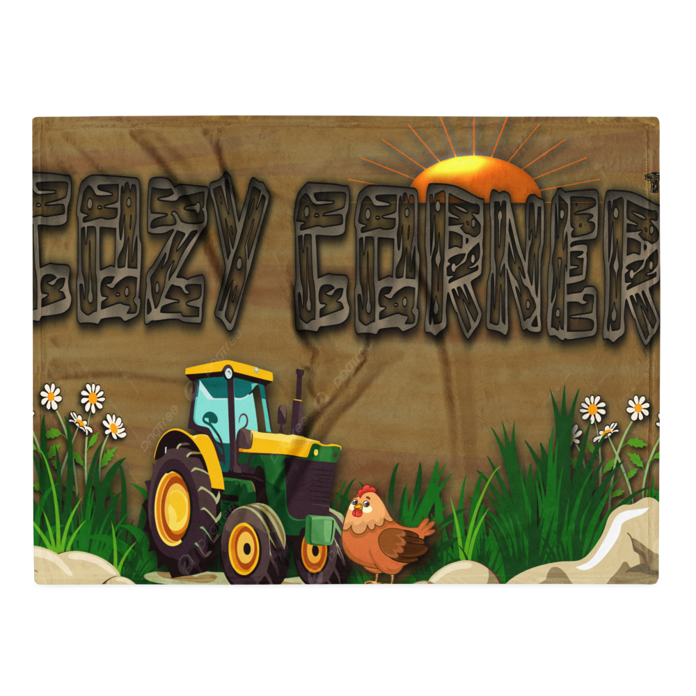 Cozy Corner — Farm Edition Throw Blanket