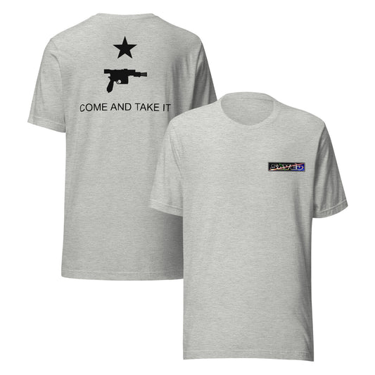 SAVED — Galactic Collection™ | “Come and Take It” Smuggler Edition™ Unisex t-shirt