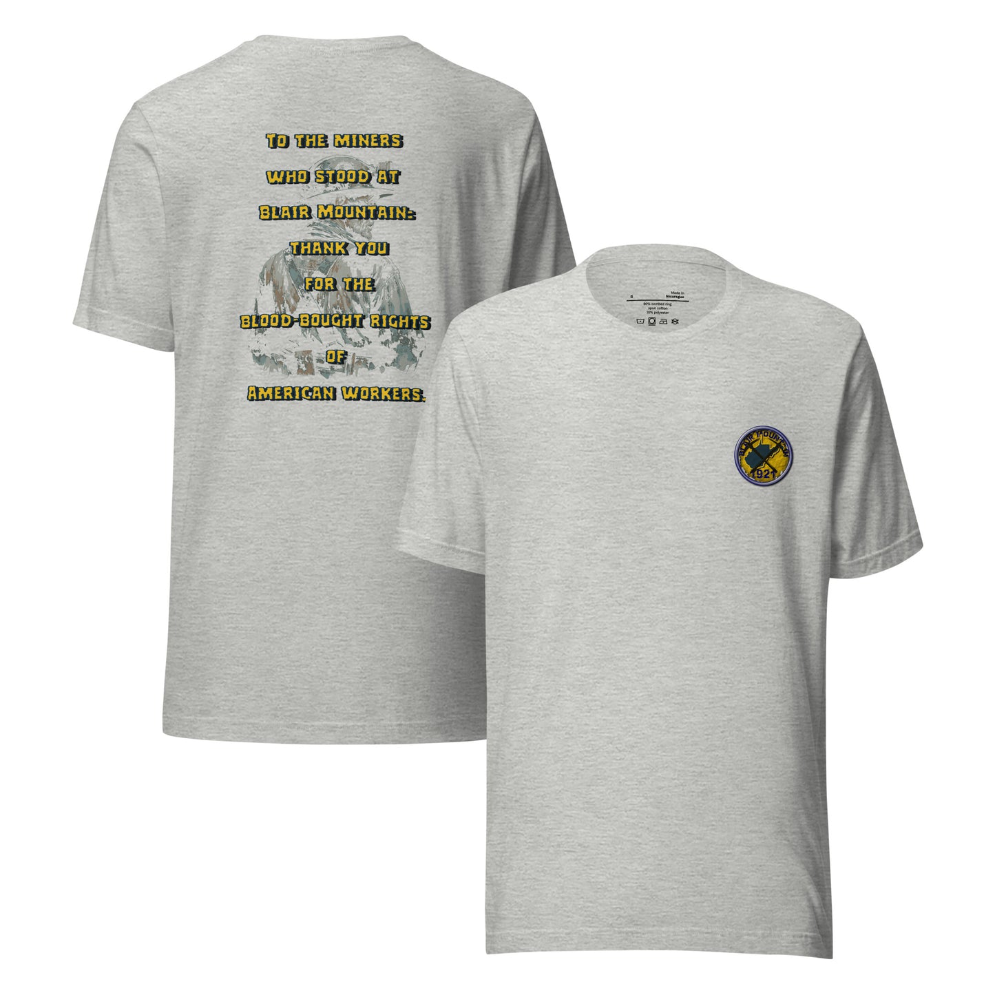 West Virginia Collection™ — Blair Mountain 1921: The Miners’ Stand Unisex T-Shirt