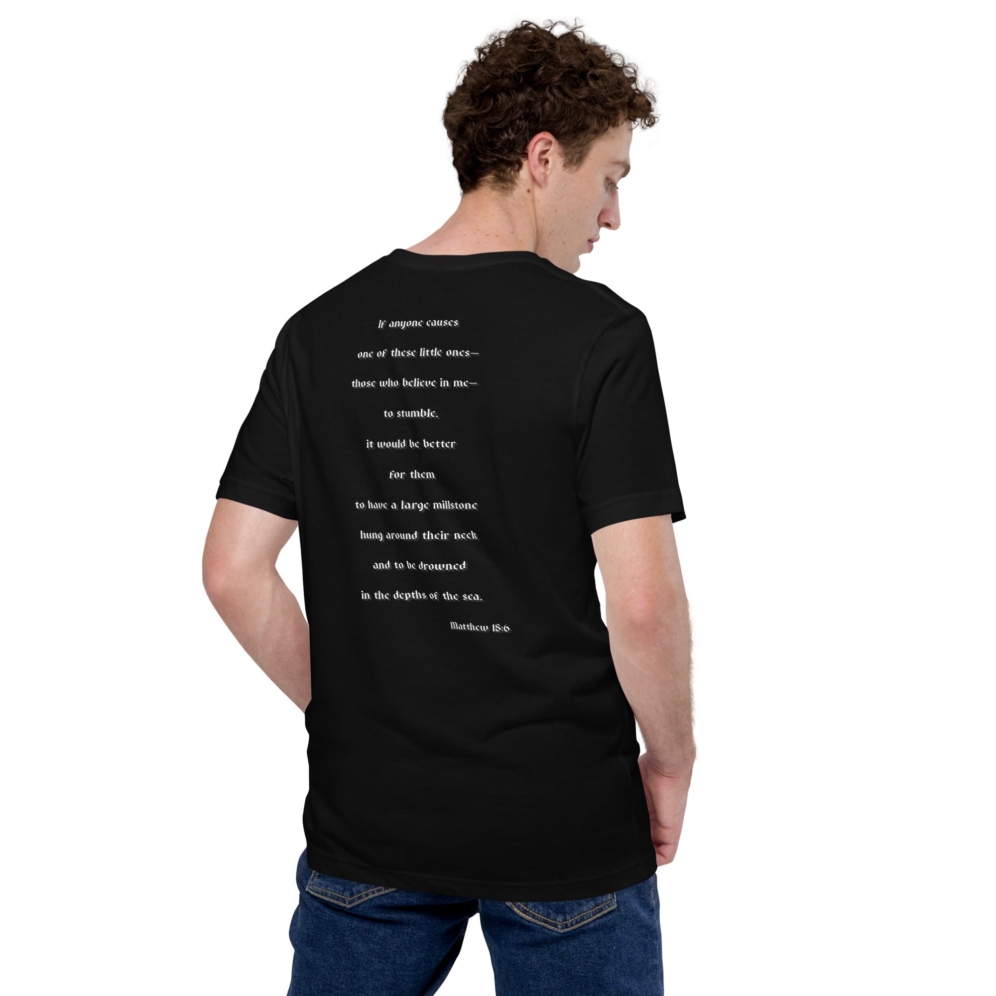 SAVED Collection Matthew 18:6 Unisex t-shirt