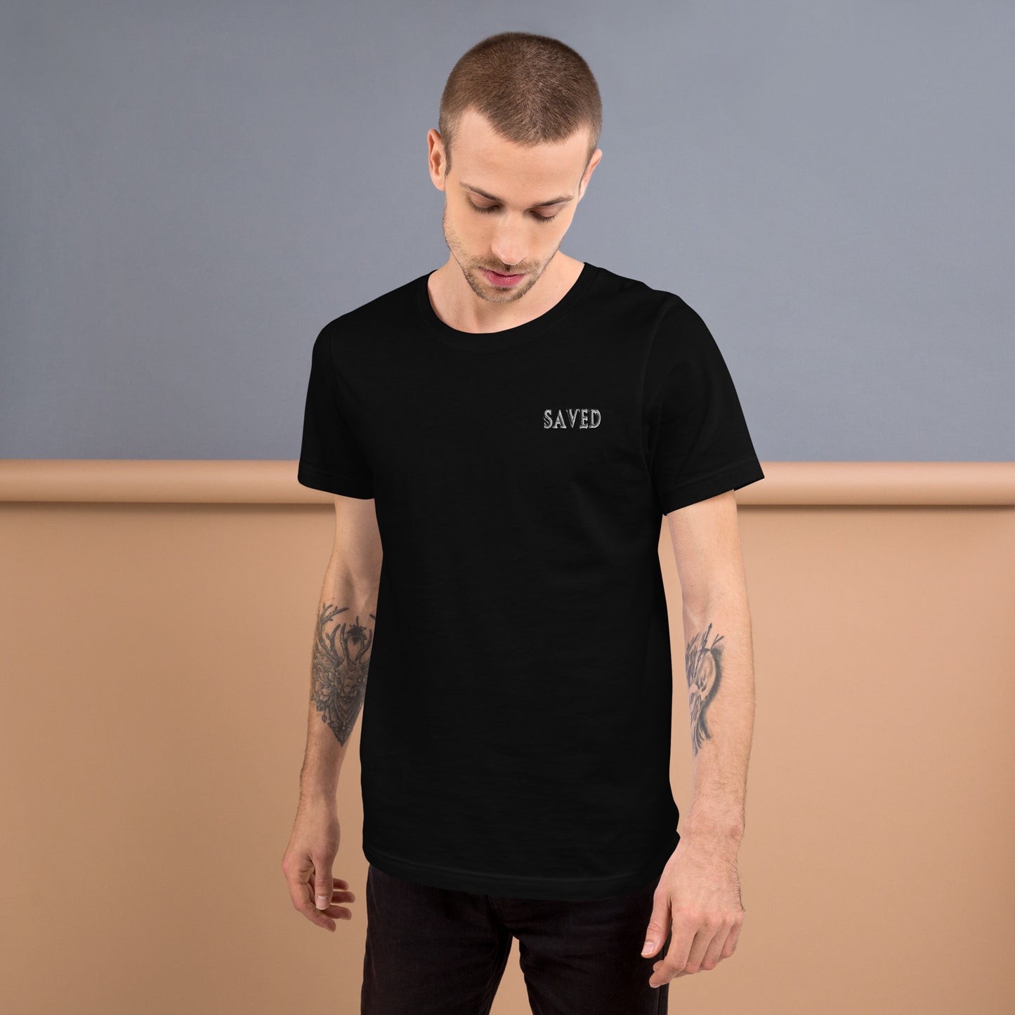 SAVED Collection™— Matthew 18:3 Scripture Unisex t-shirt