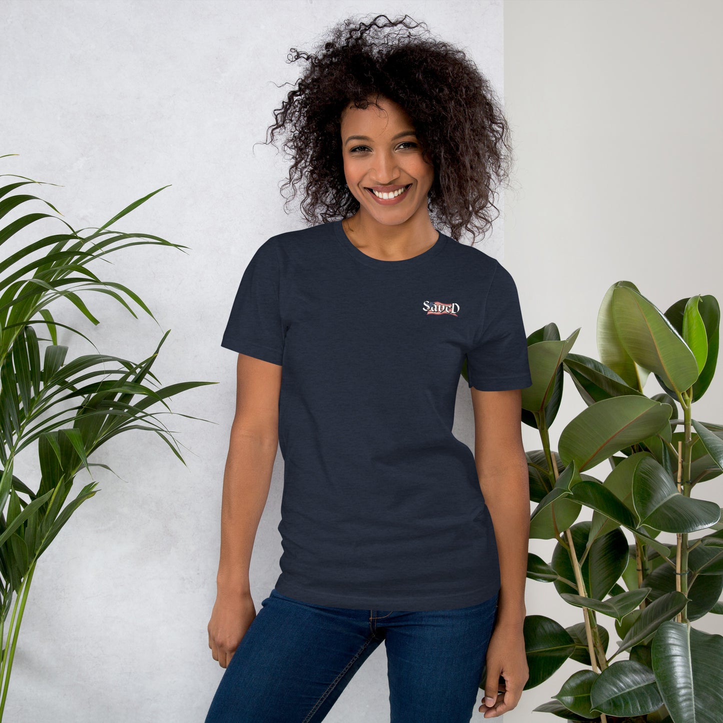 SAVED Collection™— Mark 10:27 Liberty Edition Scripture Unisex t-shirt