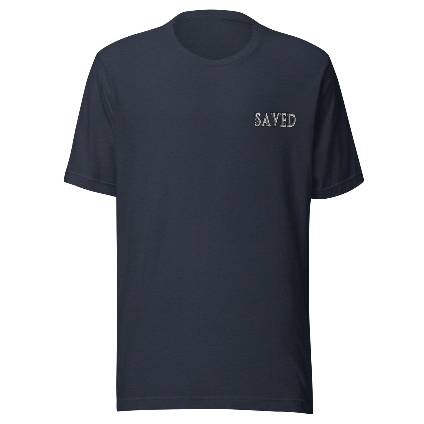 SAVED Collection™— Mark 10:27 Scripture Unisex t-shirt
