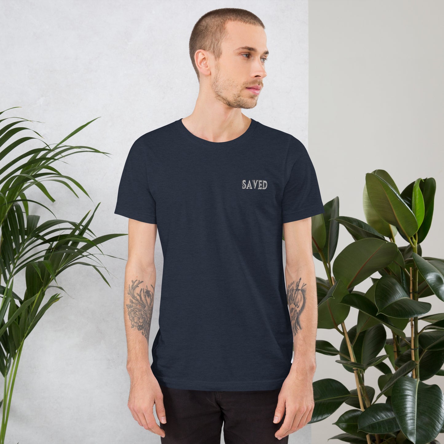 SAVED Collection™— Mark 10:14 Scripture Unisex t-shirt