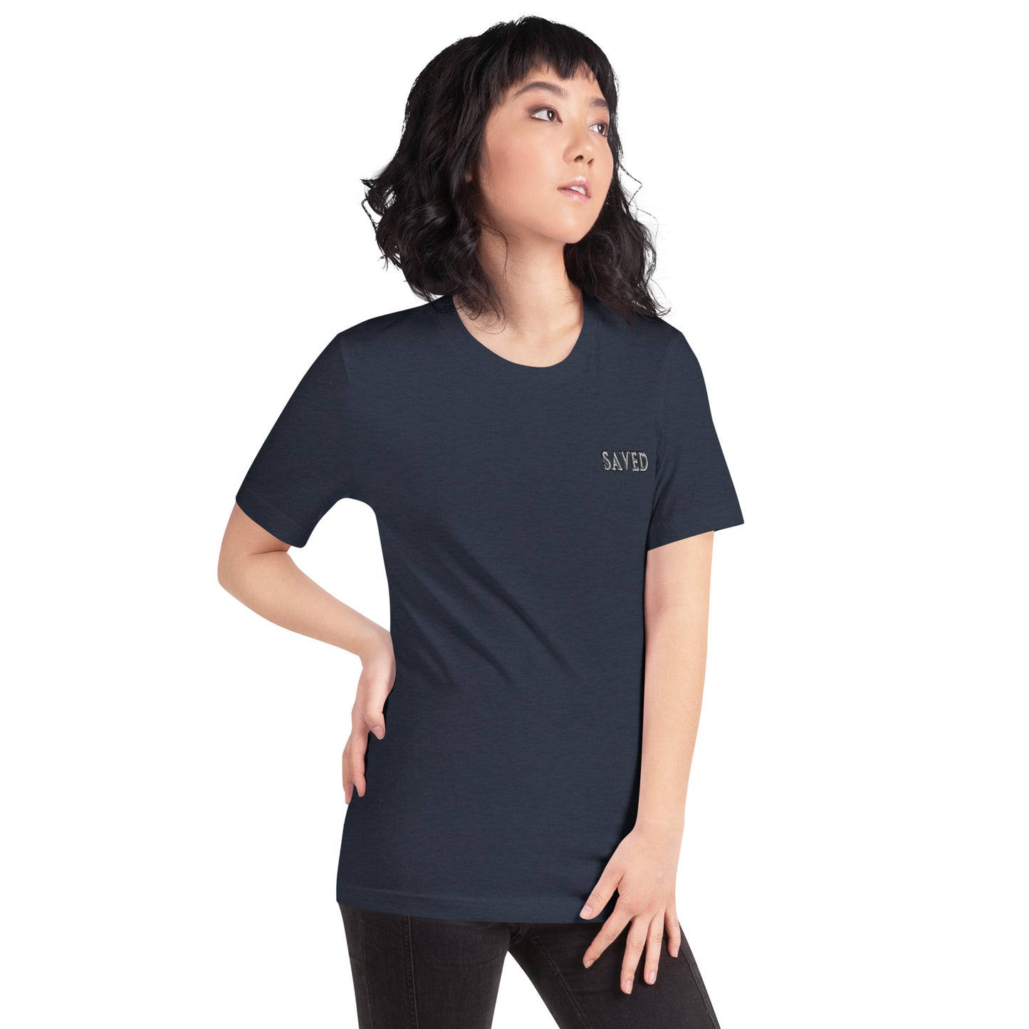 SAVED Collection™— Luke 18:17 Scripture Unisex t-shirt