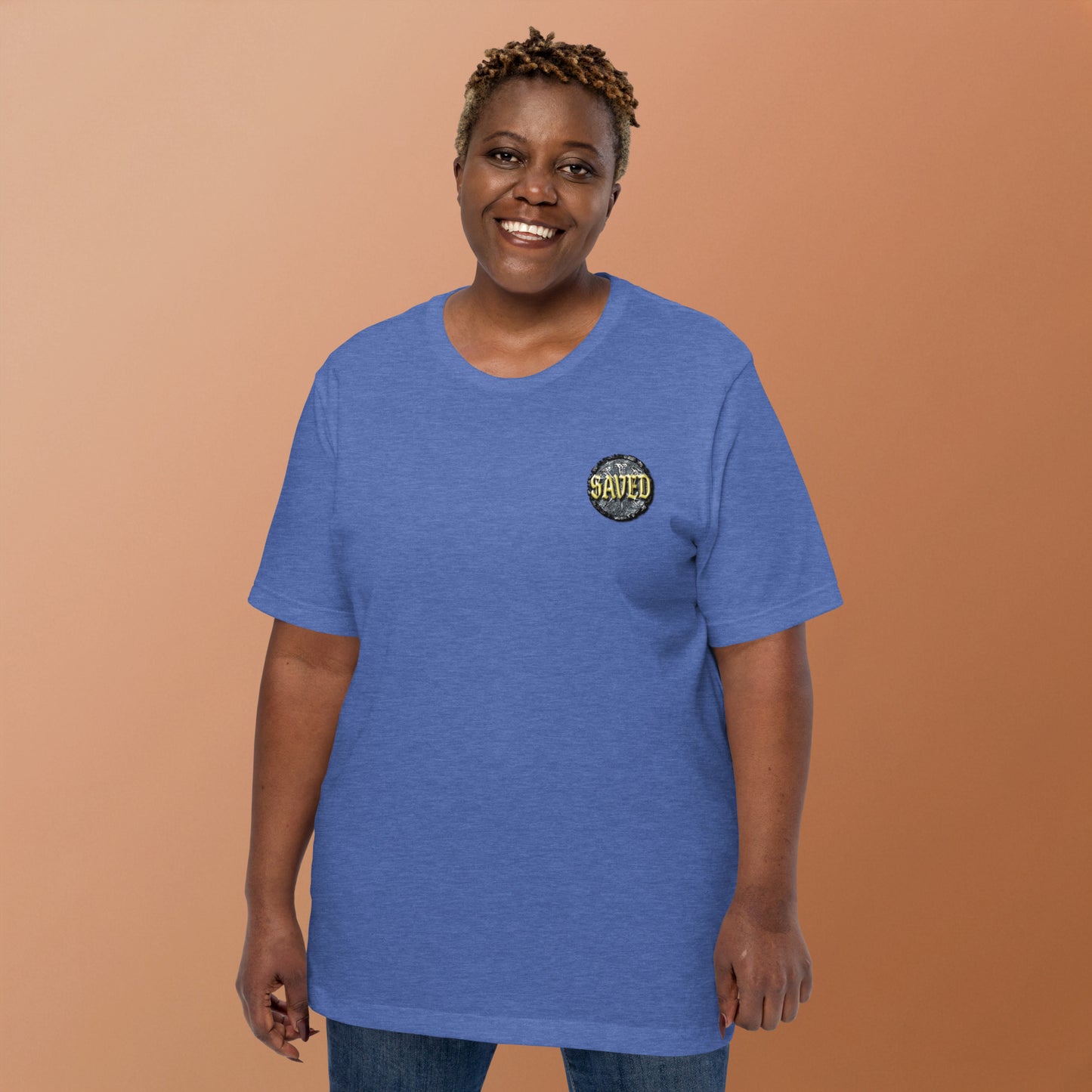SAVED Collection™— Matthew 18:3 Liberty Edition Scripture Unisex t-shirt