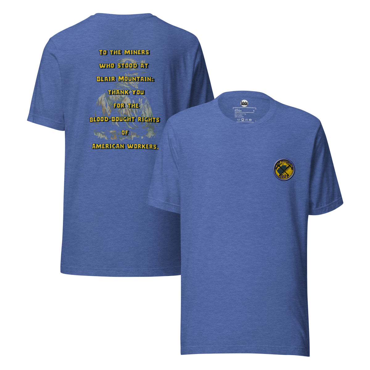 West Virginia Collection™ — Blair Mountain 1921: The Miners’ Stand Unisex T-Shirt